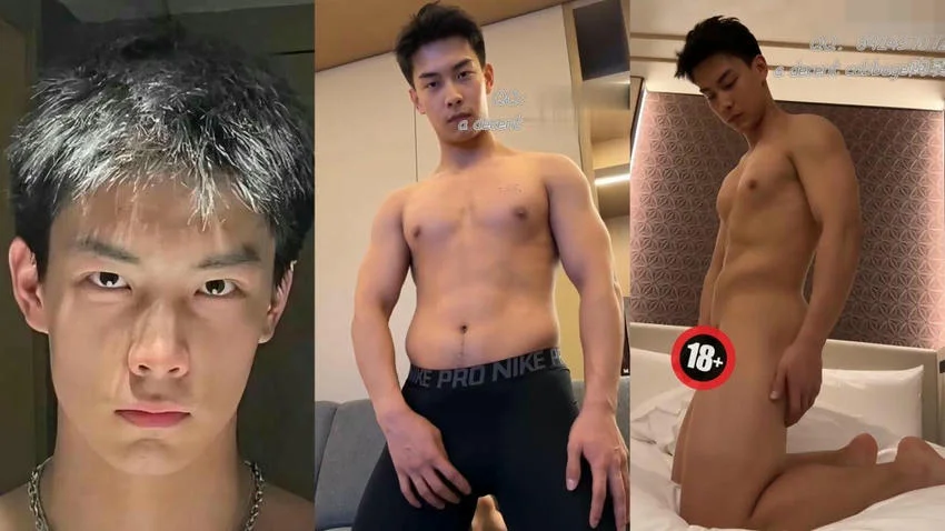 Masturbates in hotel 帅哥在酒店自慰